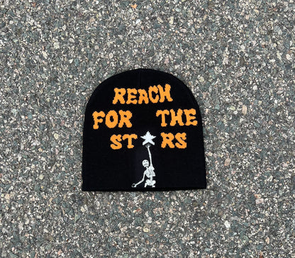 REACH FOR THE STARS BEANIE *ORANGE*