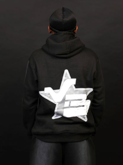 BLACK VERSATILE HOODIE