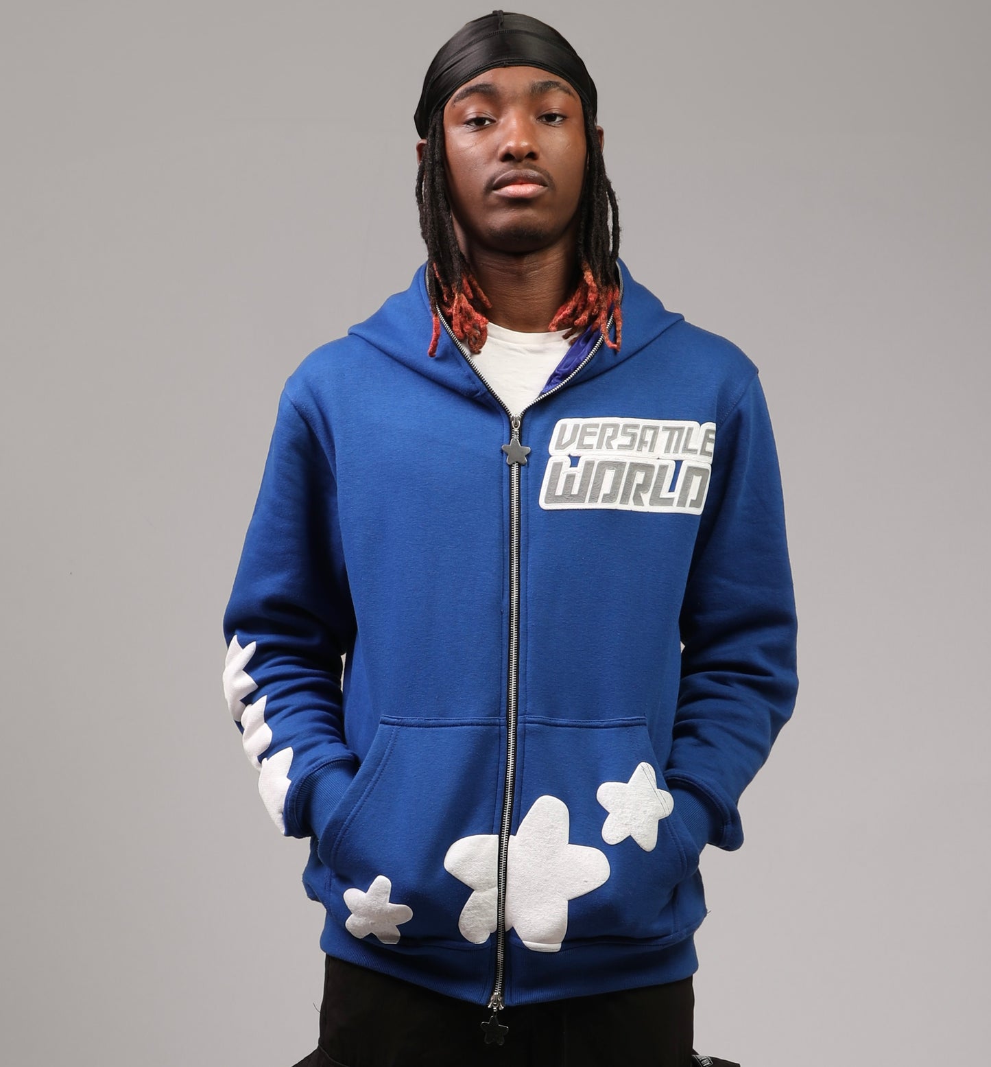 BLUE STAR FULL ZIP HOODIE