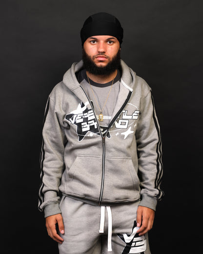 GRAY VERSATILE HOODIE