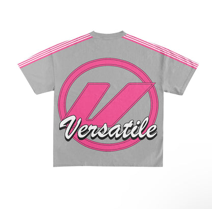 ON HAND GREY VERSATILE LOGO TEE