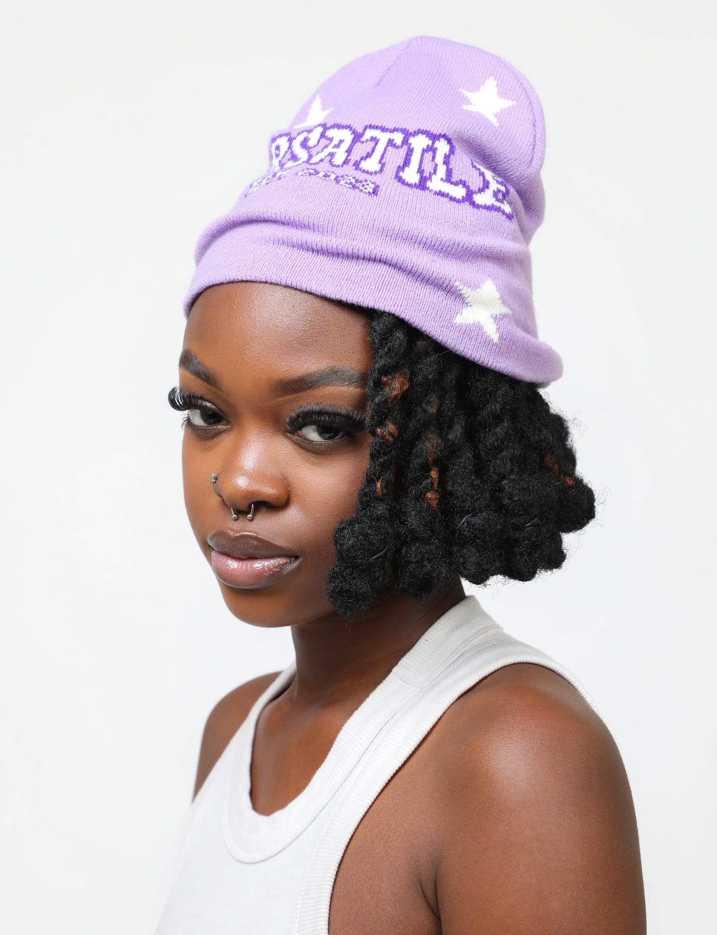 PURPLE BEANIE