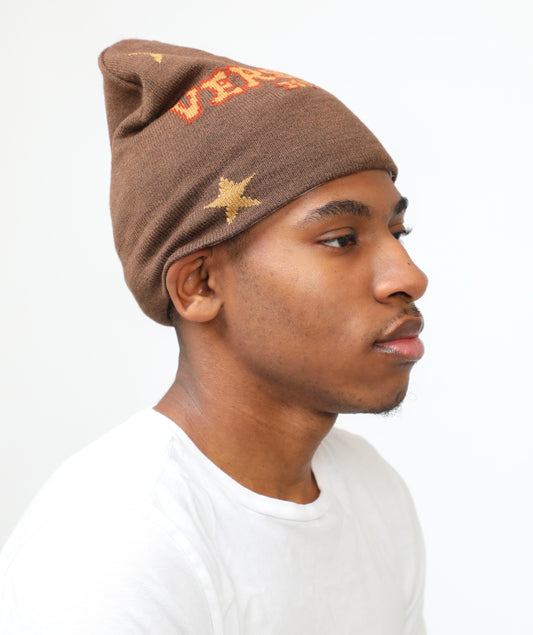 BROWN BEANIE