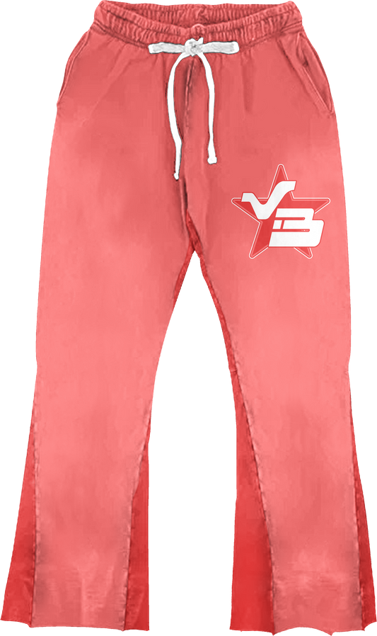 PEACHY RED VERSATILE SWEATPANTS